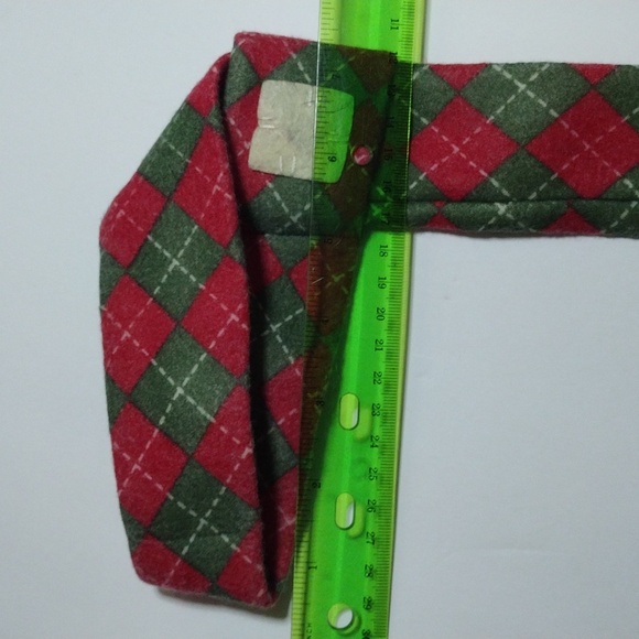 Grasslands Road Adjustable Doggie Scarves Set of 2 in Plaid & Spruce Print NWT - Picture 5 of 7